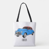 Cartoon-Abbildung 1948 des klassischen Autos Tasche (Rückseite)