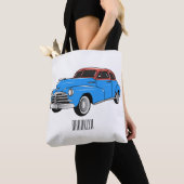 Cartoon-Abbildung 1948 des klassischen Autos Tasche (Von Nahem)