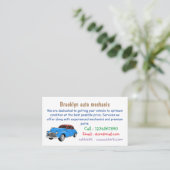 Cartoon-Abbildung 1948 des klassischen Autos Visitenkarte (Stehend Vorderseite)