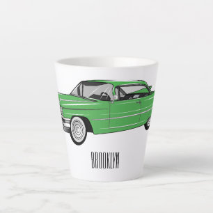 Cartoon-Abbildung 1959 des klassischen Autos Milchtasse