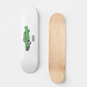 Cartoon-Abbildung 1959 des klassischen Autos Skateboard (Vorderseite)