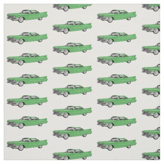 Cartoon-Abbildung 1959 des klassischen Autos Stoff (Muster)