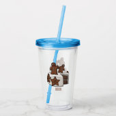 Cartoon-Abbildung Acryltrinkbecher (Rückseite)