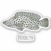 Cartoon-Abbildung Aufkleber (Vorderseite)