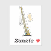 Cartoon-Abbildung Aufkleber (Blatt)