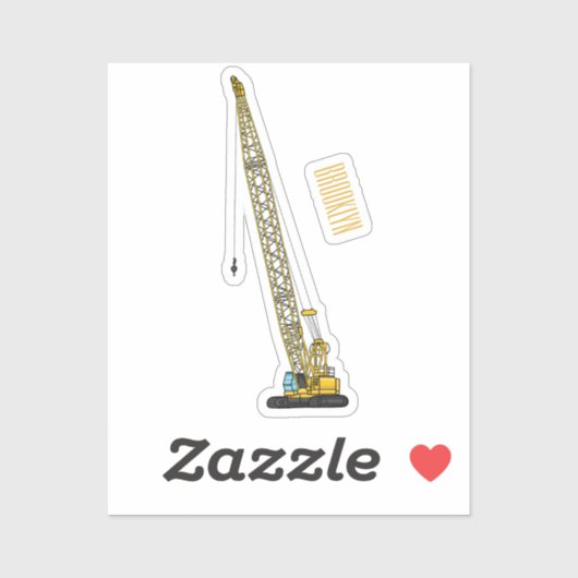 Cartoon-Abbildung Aufkleber (Blatt)