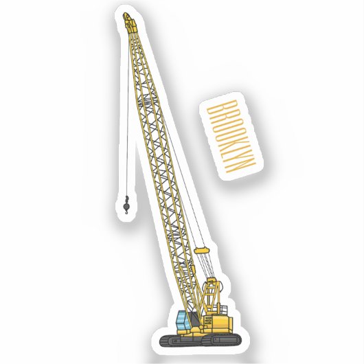 Cartoon-Abbildung Aufkleber (Vorderseite)