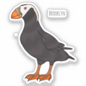 Cartoon-Abbildung Aufkleber (Vorderseite)