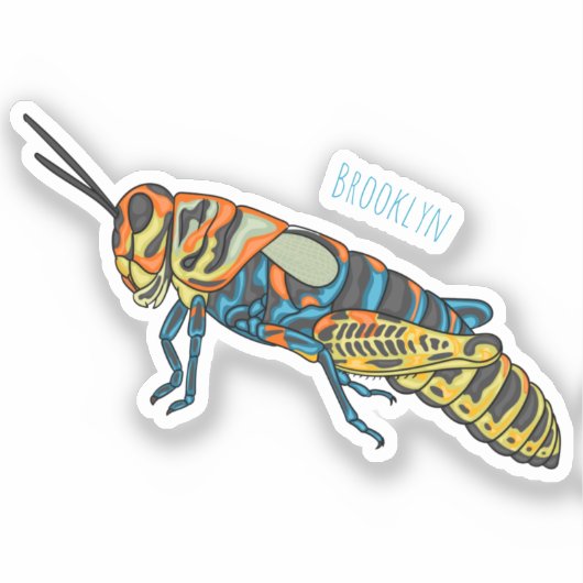 Cartoon-Abbildung Aufkleber (Vorderseite)