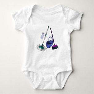 Cartoon-Abbildung Baby Strampler