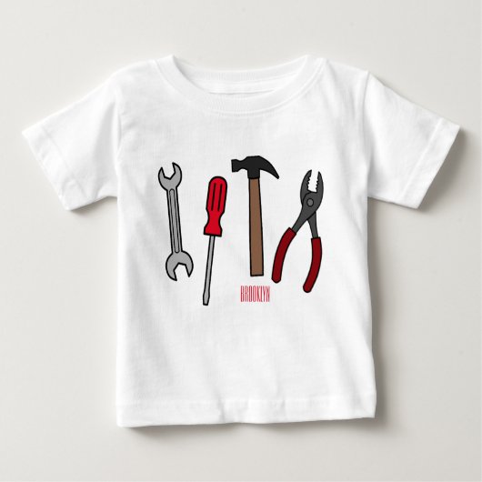 Cartoon-Abbildung Baby T-shirt (Vorderseite)