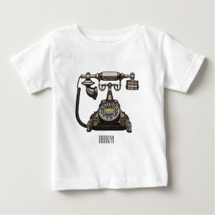 Cartoon-Abbildung Baby T-shirt