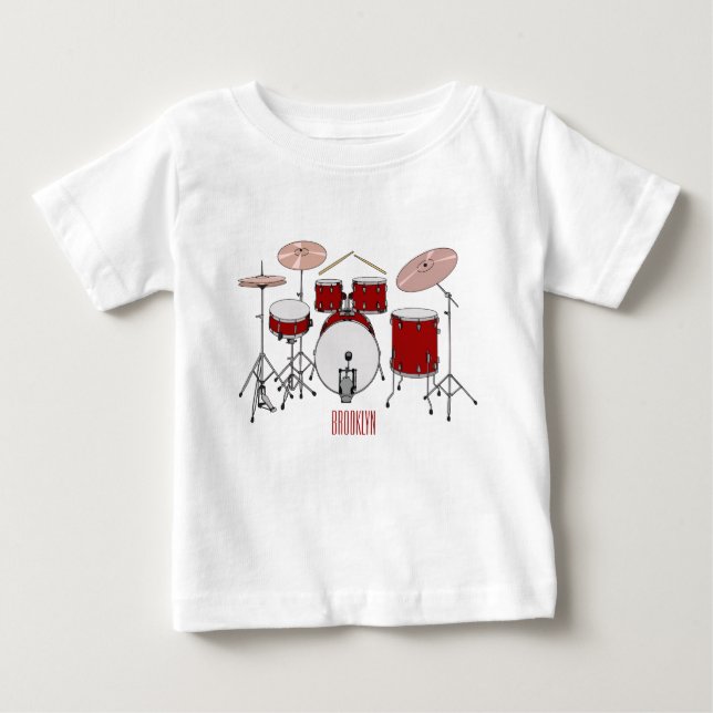 Cartoon-Abbildung Baby T-shirt (Vorderseite)