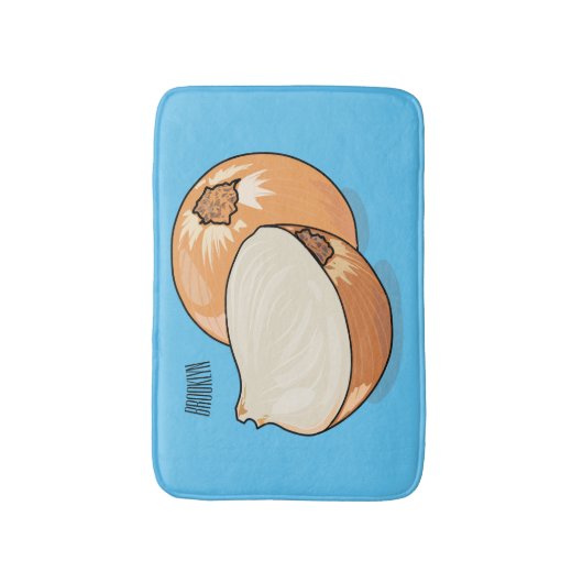 Cartoon-Abbildung Badematte (Vorderseite Vertikal)