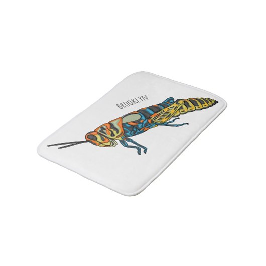 Cartoon-Abbildung Badematte (Schrägansicht)