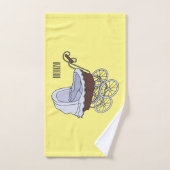 Cartoon-Abbildung Badhandtuch Set (Handtuch)
