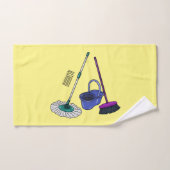 Cartoon-Abbildung Badhandtuch Set (Handtuch)