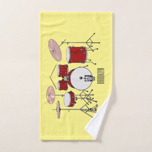 Cartoon-Abbildung Badhandtuch Set (Handtuch)