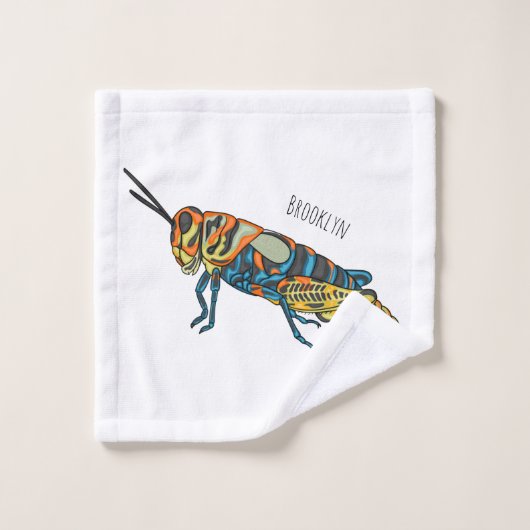 Cartoon-Abbildung Badhandtuch Set (Waschlappen)