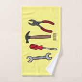 Cartoon-Abbildung Badhandtuch Set (Handtuch)