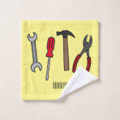 Cartoon-Abbildung Badhandtuch Set (Waschlappen)