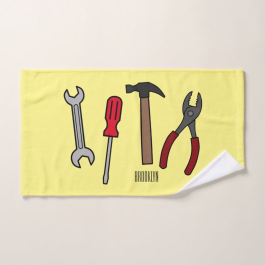 Cartoon-Abbildung Badhandtuch Set (Handtuch)