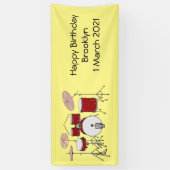 Cartoon-Abbildung Banner (Vertikal)