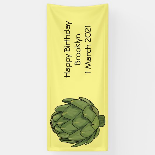 Cartoon-Abbildung Banner (Vertikal)