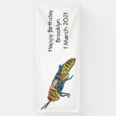 Cartoon-Abbildung Banner (Vertikal)