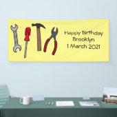 Cartoon-Abbildung Banner (Messe)