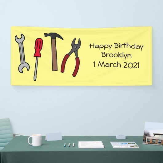 Cartoon-Abbildung Banner (Messe)