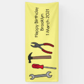 Cartoon-Abbildung Banner (Vertikal)