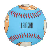 Cartoon-Abbildung Baseball (Vorderseite)