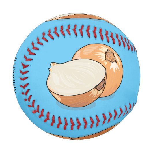 Cartoon-Abbildung Baseball (Vorderseite Links)