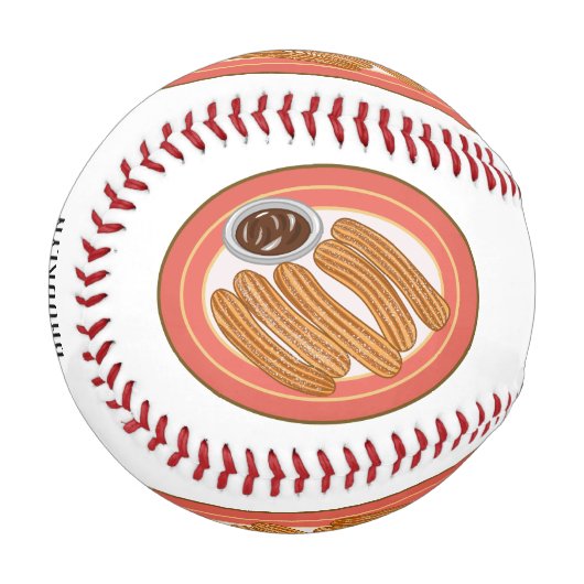 Cartoon-Abbildung Baseball (Vorderseite Links)