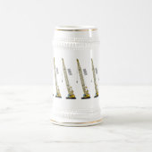 Cartoon-Abbildung Bierglas (Mittel)