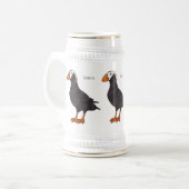 Cartoon-Abbildung  Bierglas (Vorderseite Links)