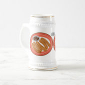 Cartoon-Abbildung Bierglas (Vorderseite Links)