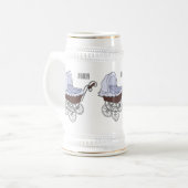 Cartoon-Abbildung Bierglas (Vorderseite Links)