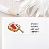 Cartoon-Abbildung Brot und Konfitüre (Insitu)