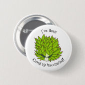 Cartoon-Abbildung Button (Vorne & Hinten)