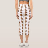Cartoon-Abbildung Capri Leggings (Rückseite)