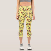 Cartoon-Abbildung Capri Leggings (Vorderseite)