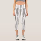 Cartoon-Abbildung Capri Leggings (Vorderseite)