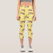 Cartoon-Abbildung Capri Leggings (Vorderseite)