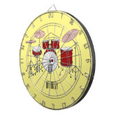 Cartoon-Abbildung Dartscheibe (Vorderseite rechts)