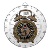 Cartoon-Abbildung Dartscheibe (vorne)