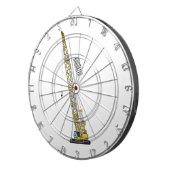 Cartoon-Abbildung Dartscheibe (Vorderseite rechts)