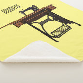 Cartoon-Abbildung der Nähmaschine Sherpadecke (3/4)