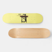 Cartoon-Abbildung der Nähmaschine Skateboard (Horizontal)